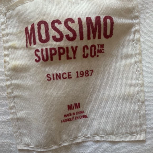 White Denim Crop Vest - Picture 2 of 2